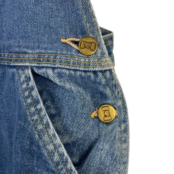 Carhartt Vintage Bib Overalls Canadian Made Size 6 Wide Leg - Picture 6 of 16